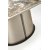 Robinson matbord 160-200 x 90 cm - Beige marmor/cappuccino/svart
