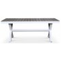 Bologna matbord 200-240 cm - Vit / Gr (Aintwood)