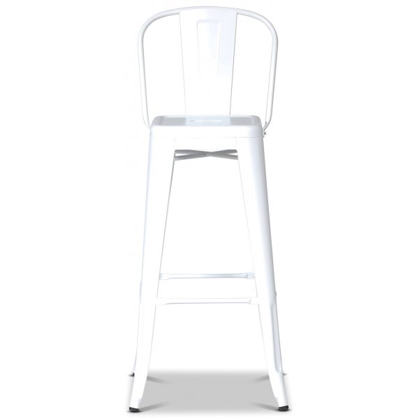 France Deco Barstol i metall - Vit France Deco Barstol i metall - Vit