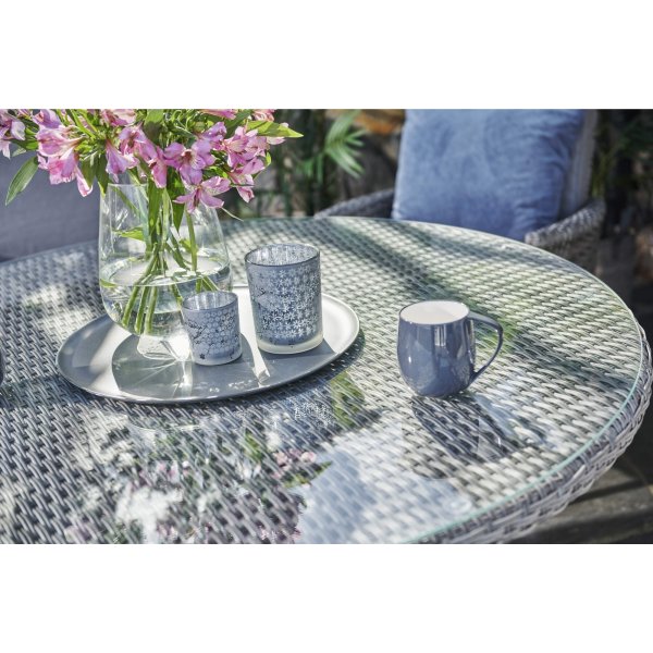 Rosario matbord Ø 120 cm - Ljusgrå Rosario matbord Ø 120 cm - Ljusgrå