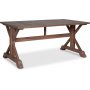 Croco brunt matbord 160x90 cm - Vintage