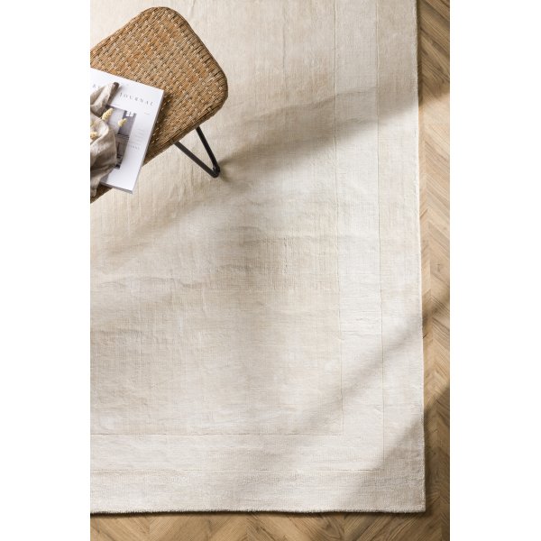 Tapis viscose Boston - Blanc Tapis viscose Boston - Blanc