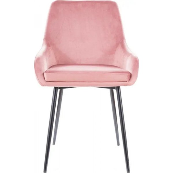 Albi matstol - Rosa sammet