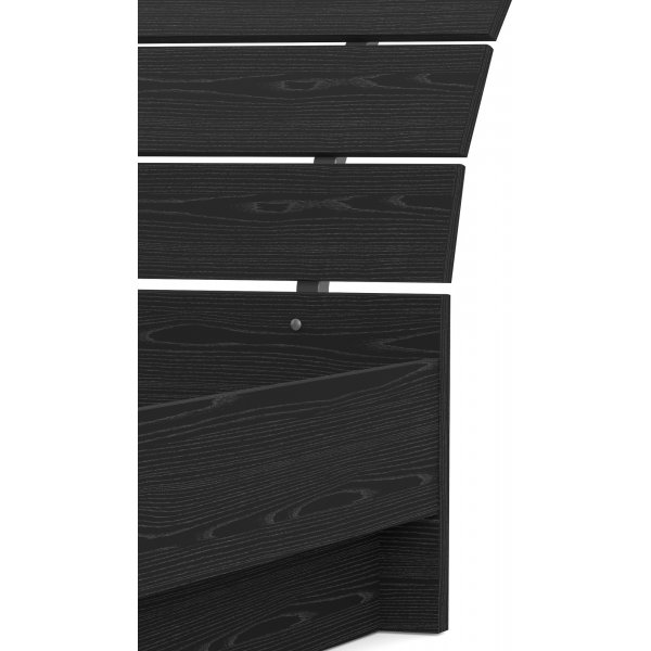 Naia bedframe 137 x 191 cm - Zwart