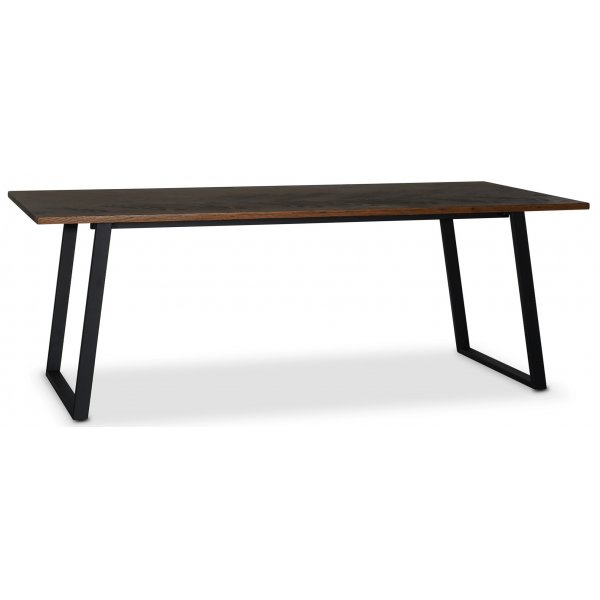 Table à manger Edge 240x90 - Arête de poisson teinté brun (Outlet) Table à manger Edge 240x90 - Arête de poisson teinté brun (Outlet)