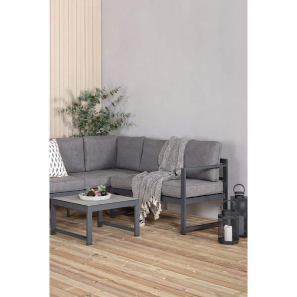 Salvador hörnsoffgrupp - Svart/grå Salvador hörnsoffgrupp - Svart/grå