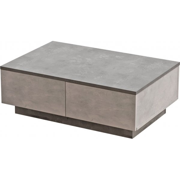 Table basse Luvio 17, 90x60 cm - Argent/anthracite Table basse Luvio 17, 90x60 cm - Argent/anthracite