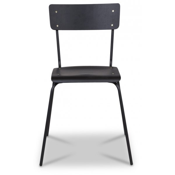 Cliff matstol - Svart/Mssing