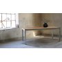 Alva teakbord galvaniserat stl 190x90 cm