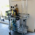 Kundbild Vodka Serveringsvagn - Krom / Glas: Fått många komplimanger om denna...