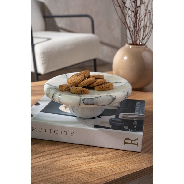 Kakfat i vit marmor från Sicilien Kakfat i vit marmor från Sicilien