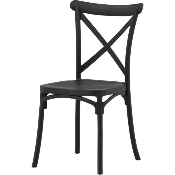 Chaise de salle à manger Crosett - Noir Chaise de salle à manger Crosett - Noir