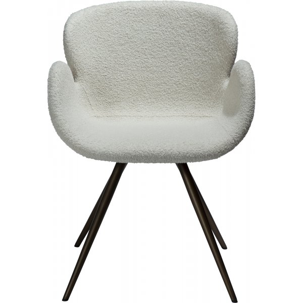 Fauteuil Gaia - Tourterelle/laiton antique Fauteuil Gaia - Tourterelle/laiton antique