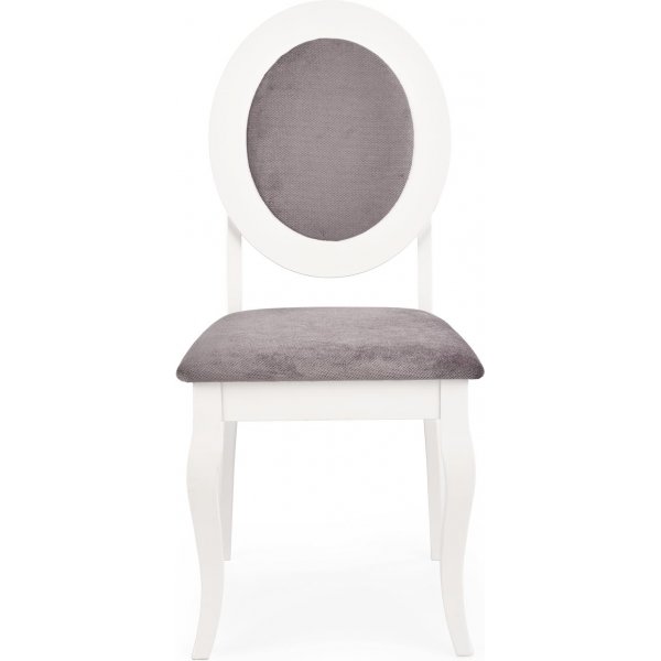 Chaise de salle  manger Tasso - Blanc/gris