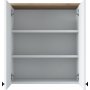 Mendy vggskp 65 cm - Valnt/vit