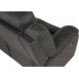 Mozart 3-sits Reclinersoffa - Svart PU
