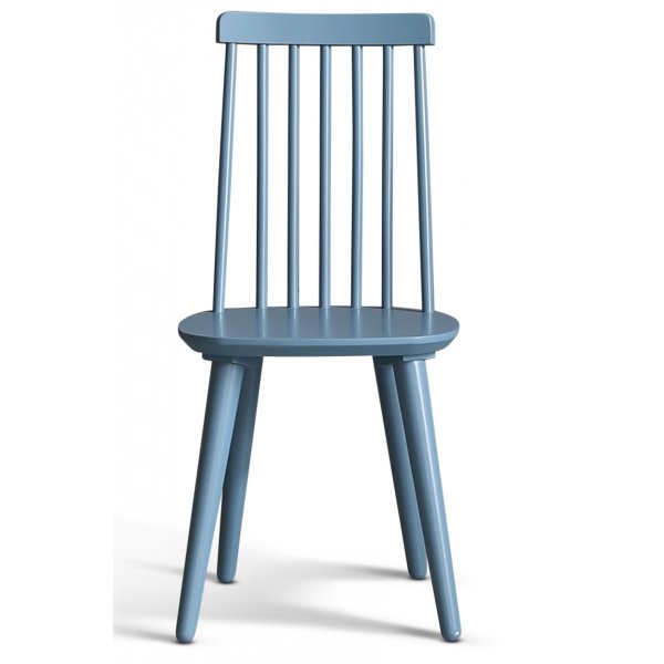 Dalsland matgrupp: Matbord i svart / ek med 6 st duvbl pinnstolar