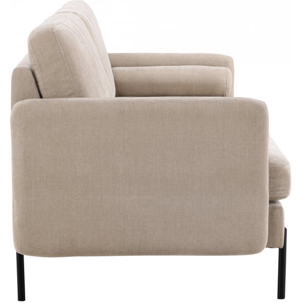 Antibes 2-sits soffa - Beige/Svart Antibes 2-sits soffa - Beige/Svart
