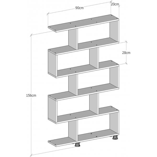 Bibliothèque Nihil - Blanc Bibliothèque Nihil - Blanc