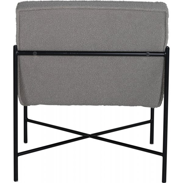 Fauteuil Tetra - Teddy gris beige