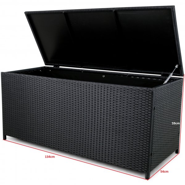 Nice dynbox svart konstrotting + Rengöringsmedel för utemöbler Nice dynbox svart konstrotting + Rengöringsmedel för utemöbler