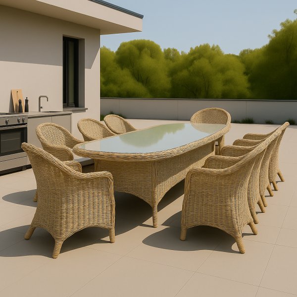 Uteftlj i beige rotting - Mercury