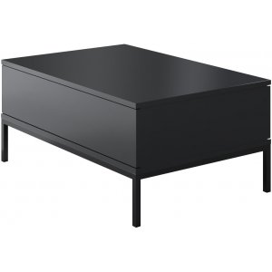 Table basse Lord 90 x 60 cm - Anthracite/noir