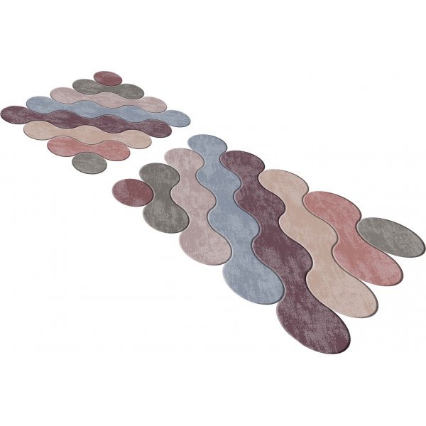 Dots badmat - Paars Dots badmat - Paars