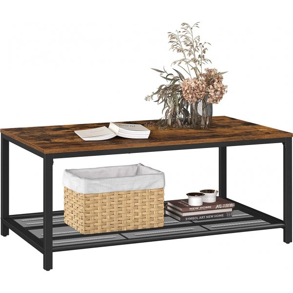 Nick soffbord 106 x 60 cm - Brun/svart Nick soffbord 106 x 60 cm - Brun/svart