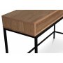 Stilo V.2 Skrivbord med lda 120 cm oljad ek