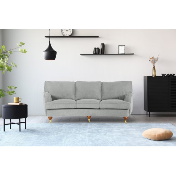 Howard 3-sits soffa grå 225 cm + Fläckborttagare för möbler Howard 3-sits soffa grå 225 cm + Fläckborttagare för möbler
