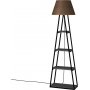Pal golvlampa - Antracit/brun