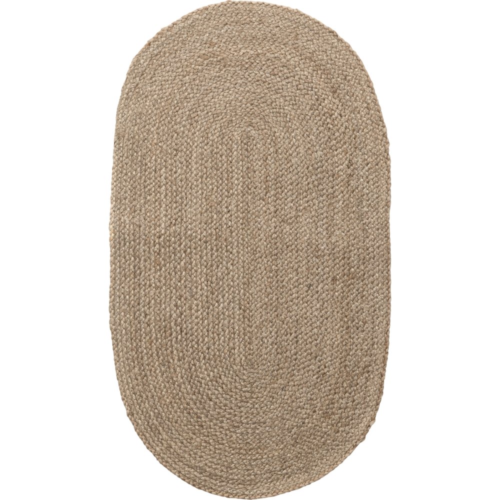 Oliver matta oval 50 x 90 cm - Jute