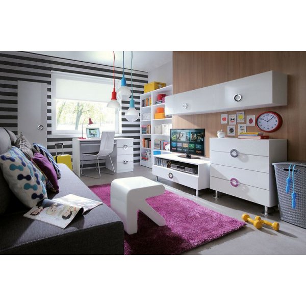 Jim bokhylla - Vit Jim bokhylla - Vit