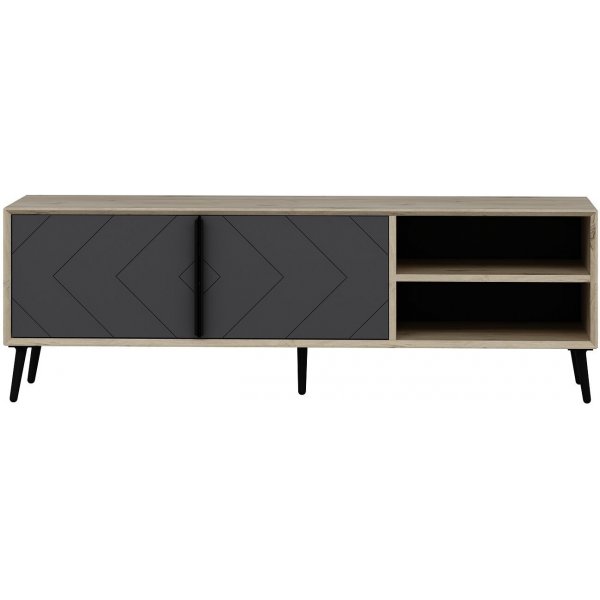 Meuble TV Berry - Anthracite Meuble TV Berry - Anthracite