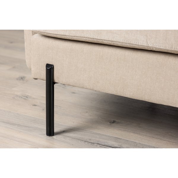 Antibes 2-sits soffa - Beige/Svart Antibes 2-sits soffa - Beige/Svart