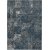 Tapis viscose Casablanca Patch - Bleu - 240x330 cm