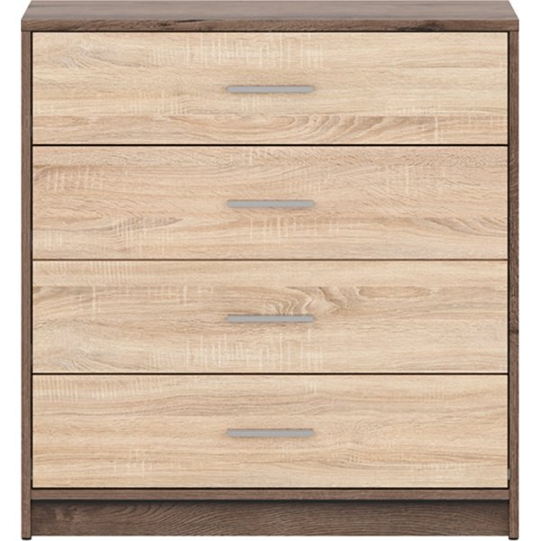 Commode Nepo Plus - Chêne foncé/Chêne Sonoma Commode Nepo Plus - Chêne foncé/Chêne Sonoma