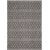 Flatvävd matta Casey Grå/svart - 200x285 cm
