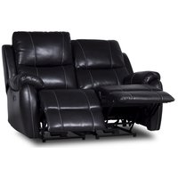 Enjoy Chicago El-Recliner 2-sits soffa - Svart microfiber Enjoy Chicago El-Recliner 2-sits soffa - Svart microfiber