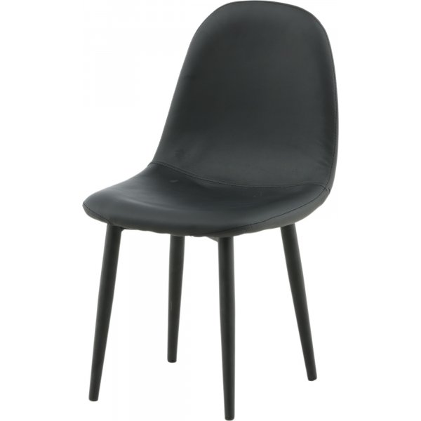 Chaise de salle à manger Bridge XXS - PU noir Chaise de salle à manger Bridge XXS - PU noir