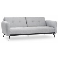 Sandbäck 2-sits bäddsoffa - Ljusgrå/svart Sandbäck 2-sits bäddsoffa - Ljusgrå/svart