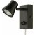 Pluto vgglampa LED - Svart