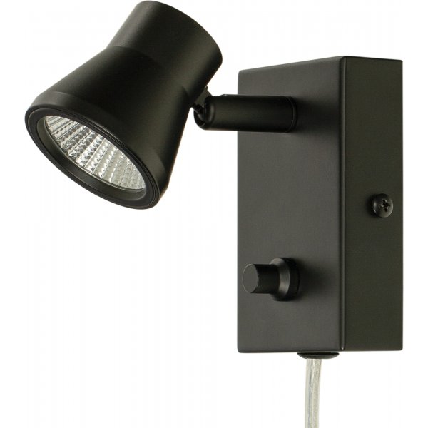 Pluto wandlamp LED - Zwart Pluto wandlamp LED - Zwart