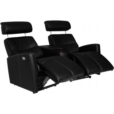 Milan elektrisk 2-sits reclinersoffa - Svart