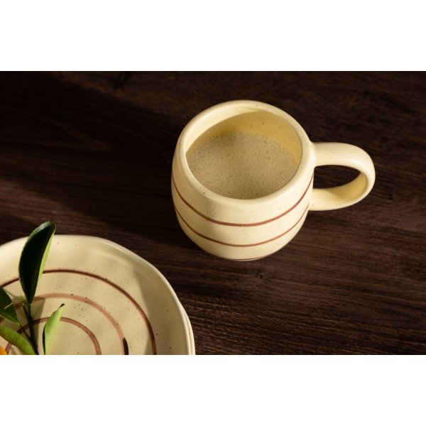 Kutie kaffekopp Ø9 cm - Beige/brun Kutie kaffekopp Ø9 cm - Beige/brun