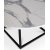 Sintorp runt soffbord 90 cm - Vit marmor (Exklusivt laminat) + Flckborttagare fr mbler