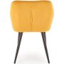 Chaise de salle  manger Cadeira 487 - Jaune