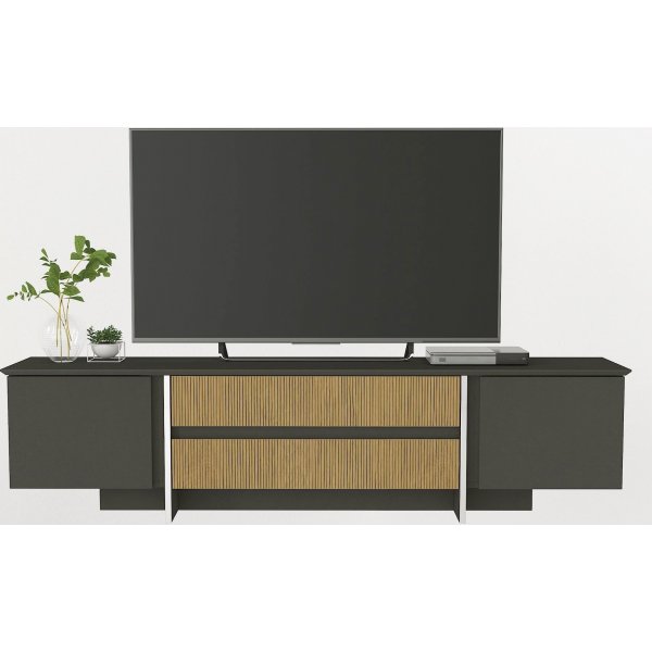 Poem TV-bnk - Antracit/valnt