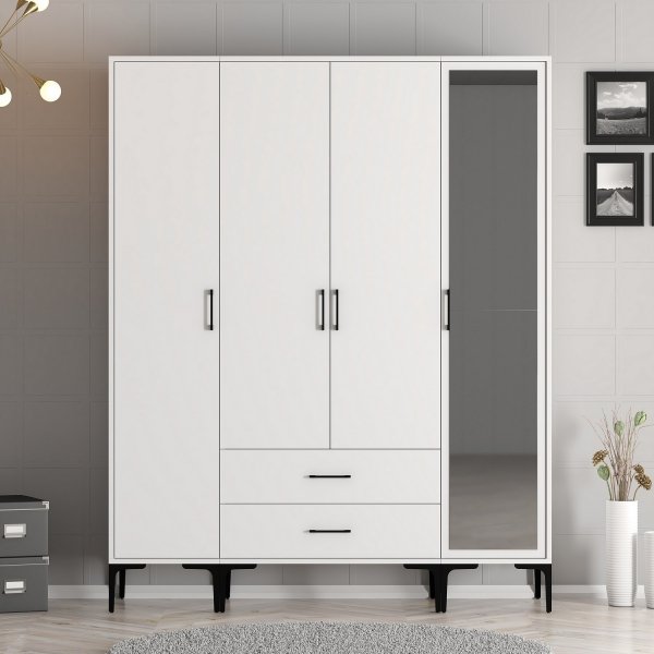 Armoire Kumsal 16 Blanc Armoire Kumsal 16 Blanc